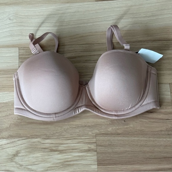 Wacoal  Red Carpet Strapless Full-Busted Underwire Bra Dark Beige Size 38D - Picture 4 of 11